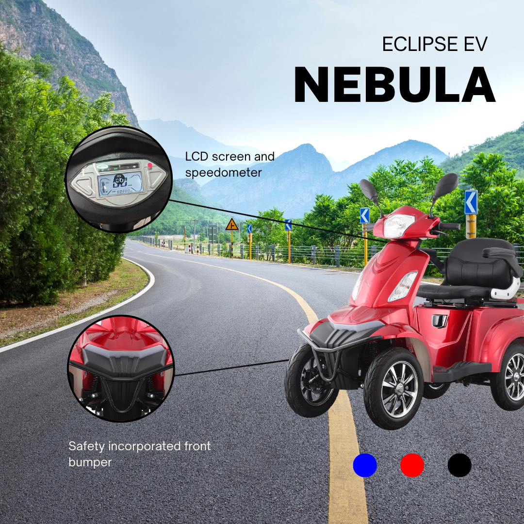 Eclipse EV Mobility Scooter Red Nebula - Eclipse EV